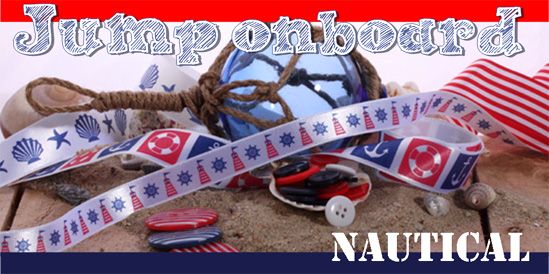nautical ribbon and buttons 